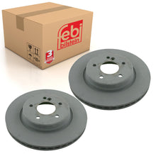 Load image into Gallery viewer, Pair of Rear Brake Disc Fits Mercedes Benz E-Class Model 210 Febi 23212