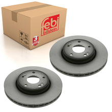 Load image into Gallery viewer, Pair of Front Brake Disc Fits Renault Laguna II OE 8200007121 Febi 23332