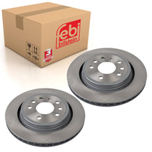 Load image into Gallery viewer, Pair of Rear Brake Disc Fits Vauxhall Signum Vectra FIAT Croma C Saab Febi 23545