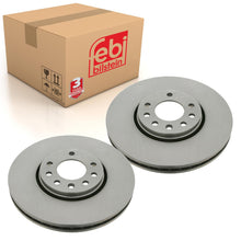 Load image into Gallery viewer, Pair of Front Brake Disc Fits Vauxhall Signum Vectra Saab 43168 Febi 23550
