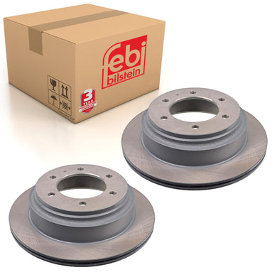 Pair of Rear Brake Disc Fits Vauxhall Frontera A B OE 569106 Febi 23561