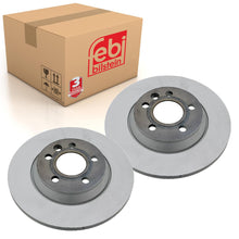 Load image into Gallery viewer, Pair of Rear Brake Disc Fits Volkswagen Sharan 4motion Transporter sy Febi 23564
