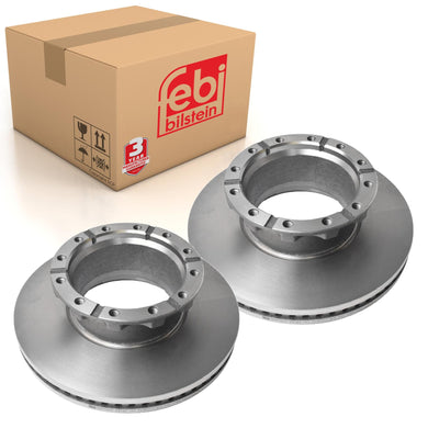 Pair of Brake Disc Fits IVECO EuroCargo EuroStar EuroTech EuroTrakker Febi 23723