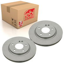 Load image into Gallery viewer, Pair of Front Brake Disc Fits Mercedes Benz Vaneo Model 414 Febi 23997