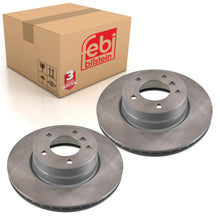 Load image into Gallery viewer, Pair of Front Brake Disc Fits BMW 5 Series E60 LCI E61 E61 Febi 24342