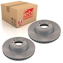 Load image into Gallery viewer, Pair of Front Brake Disc Fits BMW 5 Series E60 LCI E61 6 E63 E64 E64 Febi 24343