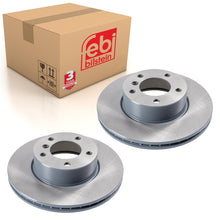 Load image into Gallery viewer, Pair of Front Brake Disc Fits BMW 1 Series E81 E82 E87 LCI E88 3 E90 Febi 24468