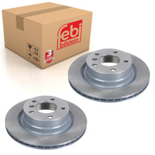 Load image into Gallery viewer, Pair of Rear Brake Disc Fits BMW 1 Series E81 E87 LCI F20 F21 2 F22 F Febi 24471