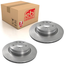Load image into Gallery viewer, Pair of Rear Brake Disc Fits BMW 3 Series E90 LCI E91 E92 E93 X1 E84 Febi 24476