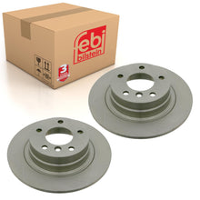 Load image into Gallery viewer, Pair of Rear Brake Disc Fits BMW 1 Series E81 E87 LCI 3 E90 E92 Febi 24482