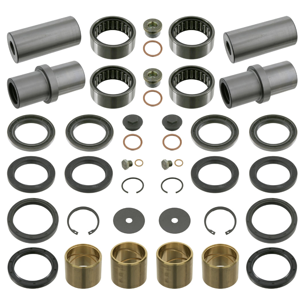 Front Lower Upper Double King Pin Set Fits MAN F 2000 8 9 90 KAT L M Febi 24662