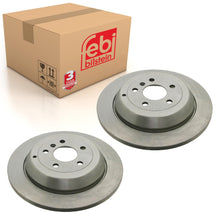 Load image into Gallery viewer, Pair of Rear Brake Disc Fits Mercedes Benz M-Class Model 164 R-Class Febi 24747