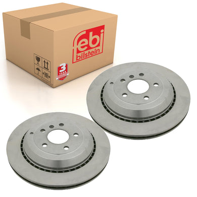 Pair of Rear Brake Disc Fits Mercedes Benz GL-Class Model 164 M-Class Febi 24748