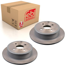 Load image into Gallery viewer, Pair of Rear Brake Disc Fits Toyota Corolla Spacio OE 4243102071 Febi 26066