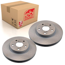 Load image into Gallery viewer, Pair of Front Brake Disc Fits Toyota Avensis I OE 4351205030 Febi 26072