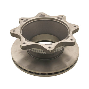 Pair of Brake Disc Inc Abs Sensor Ring Fits Volvo Commercial Febi 26961