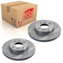 Load image into Gallery viewer, Pair of Front Brake Disc Fits Nissan Almera Primera Pulsar VI Febi 27108