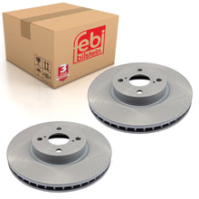 Load image into Gallery viewer, Pair of Front Brake Disc Fits Toyota Corolla Altis Spacio X Febi 27235