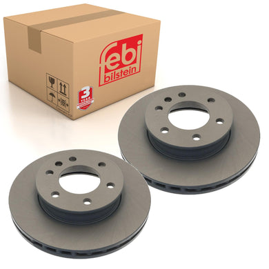 Front Brake Disc Pair Of Fits Mercedes Sprinter VW Crafter 30 35 Febi 27698