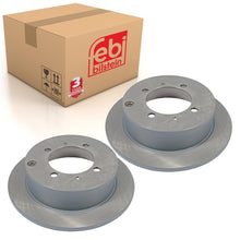 Load image into Gallery viewer, Pair of Rear Brake Disc Fits Mitsubishi Chariot Galant Lancer Space R Febi 28324