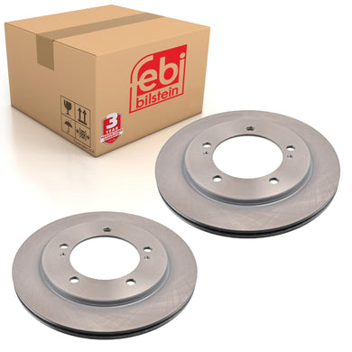 Pair of Front Brake Disc Fits Suzuki Grand Vitara OE 5521165D02000 Febi 28438