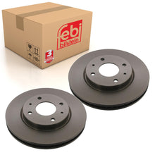 Load image into Gallery viewer, Pair of Front Brake Disc Fits Mitsubishi Galant Lancer VII Febi 28441