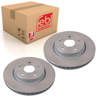 Pair of Front Brake Disc Fits Suzuki Grand Escudo Vitara Febi 28442