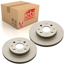Load image into Gallery viewer, Pair of Front Brake Disc Fits Subaru Justy Daihatsu Boon Cuore Move S Febi 28443
