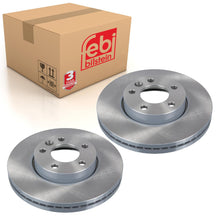 Load image into Gallery viewer, Pair of Front Brake Disc Fits Volkswagen Touareg 4motion Transporter Febi 28504