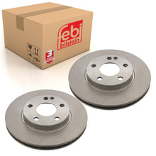 Load image into Gallery viewer, Pair of Front Brake Disc Fits Mercedes Benz A-Class Model 169 B-Class Febi 28635