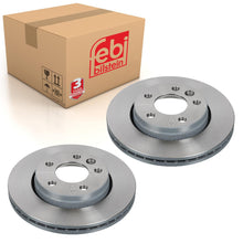 Load image into Gallery viewer, Pair of Rear Brake Disc Fits Volkswagen Transporter 4motion 7J Febi 28682