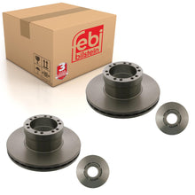Load image into Gallery viewer, Pair of Front Brake Disc Inc Abs Sensor Ring Fits DAF LF 45 MEXLF Febi 29156