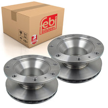 Load image into Gallery viewer, Pair of Brake Disc Inc Abs Sensor Ring Fits IVECO EuroCargoEurocargo Febi 29163