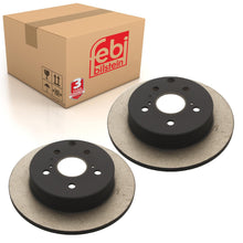 Load image into Gallery viewer, Pair of Rear Brake Disc Fits Toyota RAV4 Lexus HS 250 OE 4243142060 Febi 29353