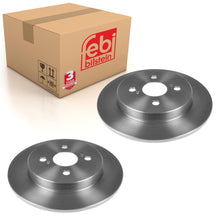 Load image into Gallery viewer, Pair of Rear Brake Disc Fits Toyota Vitz Yaris iQ OE 4243152080 Febi 29982