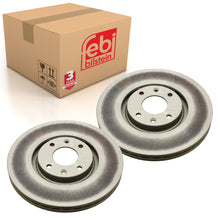 Load image into Gallery viewer, Pair of Front Brake Disc Fits Citroen C4 Grand Picasso Picasso Febi 30402
