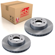 Load image into Gallery viewer, Pair of Front Brake Disc Fits Mercedes Benz C-Class Model 204 E-Class Febi 30550