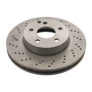 Pair of Front Brake Disc Fits Mercedes Benz C-Class Model 204 Febi 30552