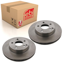 Load image into Gallery viewer, Pair of Front Brake Disc Fits Mercedes Benz C-Class Model 204 Febi 30556