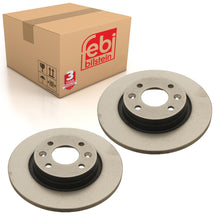 Load image into Gallery viewer, Pair of Front Brake Disc Fits Renault Logan Sandero Tondar Twingo Dac Febi 30652