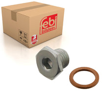 Load image into Gallery viewer, Oil Drain Plug Inc Sealing Ring Fits BMW E34 OE 11 13 7 568 309 S1 Febi 30968