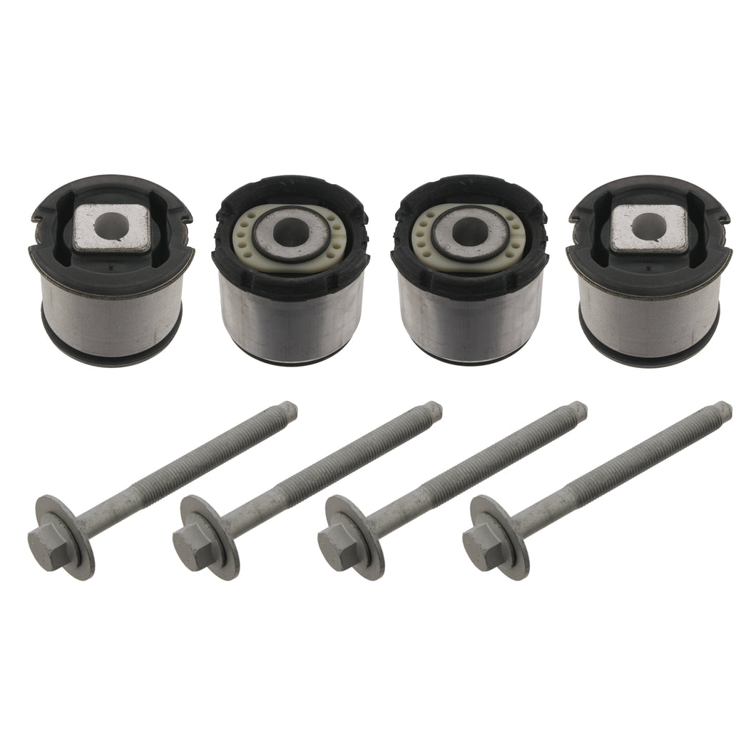 Rear Rear Axle Carrier Axle Beam Mounting Kit Inc Bolts Fits Audi A6 Febi 31041