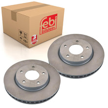 Load image into Gallery viewer, Pair of Front Brake Disc Fits Dodge Mitsubishi Lancer OE MN116329 Febi 31275