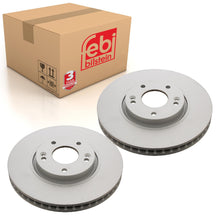 Load image into Gallery viewer, Pair of Front Brake Disc Fits KIA Hyundai i30 II OE 517122L500 Febi 31317