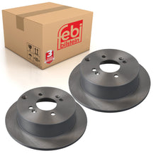 Load image into Gallery viewer, Pair of Rear Brake Disc Fits KIA Rio Hyundai Accent Click Getz Verna Febi 31361