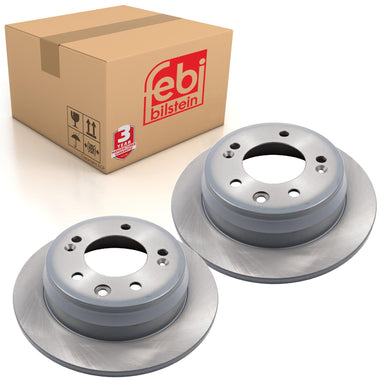 Pair of Rear Brake Disc Fits KIA Ceed Sportage Hyundai Tucson ix35 i3 Febi 31363
