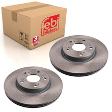 Load image into Gallery viewer, Pair of Front Brake Disc Fits Honda CR-V Civic FR-V OE 45251S7AE10 Febi 31399