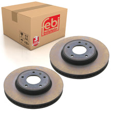 Load image into Gallery viewer, Pair of Front Brake Disc Fits Vauxhall Antara Chevrolet GM Captiva An Febi 31425