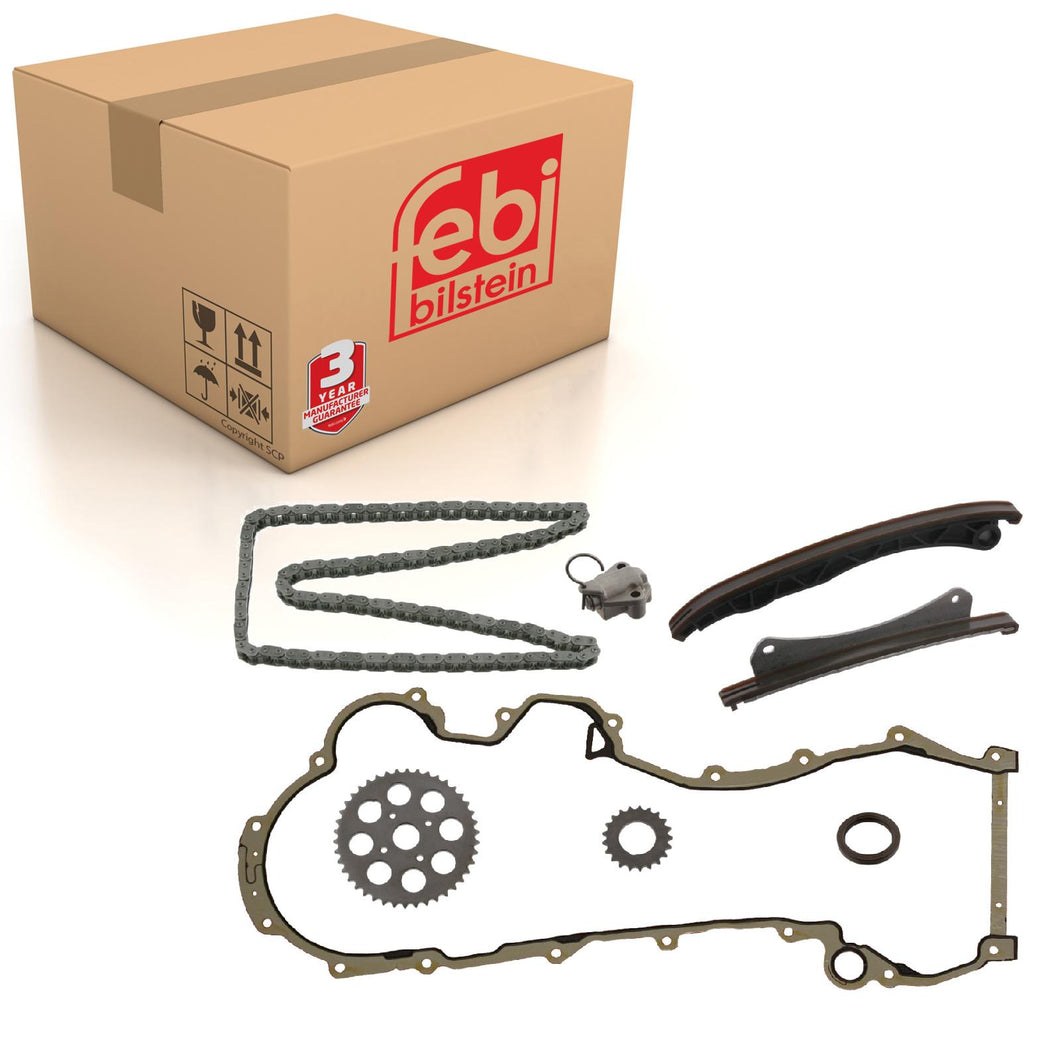 Single Camshaft Timing Chain Kit Fits Chevrolet GM Aveo Vauxhall Agil Febi 31622