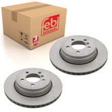 Load image into Gallery viewer, Pair of Rear Brake Disc Fits BMW 7 Series E65 E66 OE 34211166127 Febi 31724